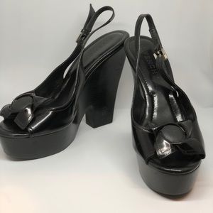 GIVENCHY PEEP TOE WEDGE